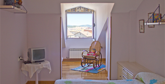 Child's bedroom on the second floor of the apartment